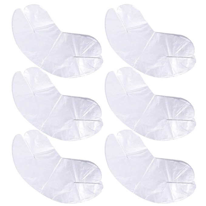 Disposable Neck Mask Sheets 200pcs Plastic Toner Mask Paper for Spa Skincare Treatment Hydrating Neck Covering Suitable for Beauty Salon and Home Use