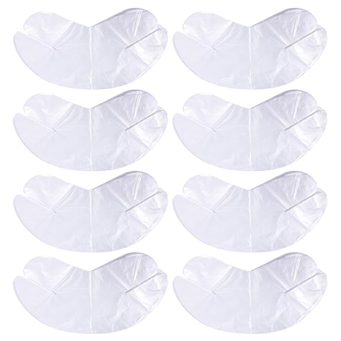 Disposable Neck Mask Patches 200Pcs PE Plastic Toner Mask Sheets Hydrating Skin Care Salon Use