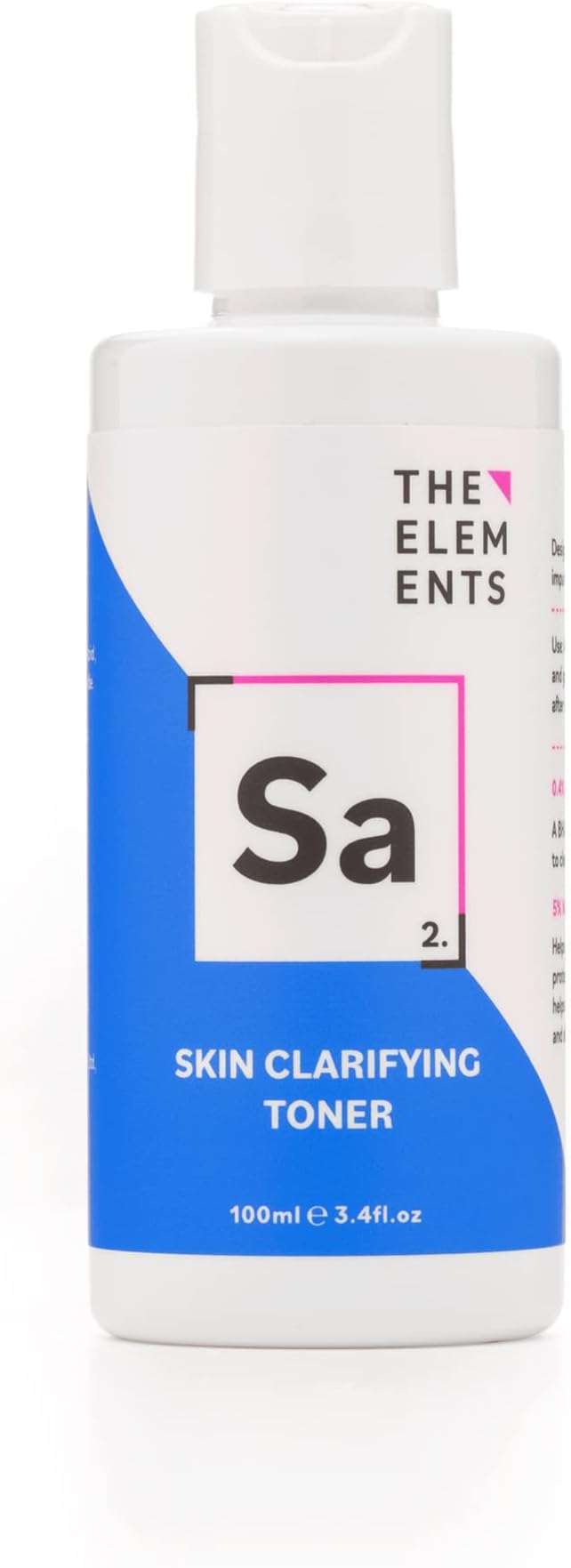The Elements Skin Clarifying Toner, an Ultra-Hydrating Face Toner Formulated with Salicylic Acid and Niacinamide, 100ml