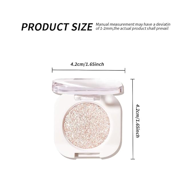 G11 Hxssll Pearlescent mini Eyeshadow Highly Pigmented Blend Matte & Shimmer EyeShadow,Cream Moisturizing Waterproof&Long Lasting Eye Makeup Natural Luminous Makeup Look (B11, 1 Count (Pack of 1))