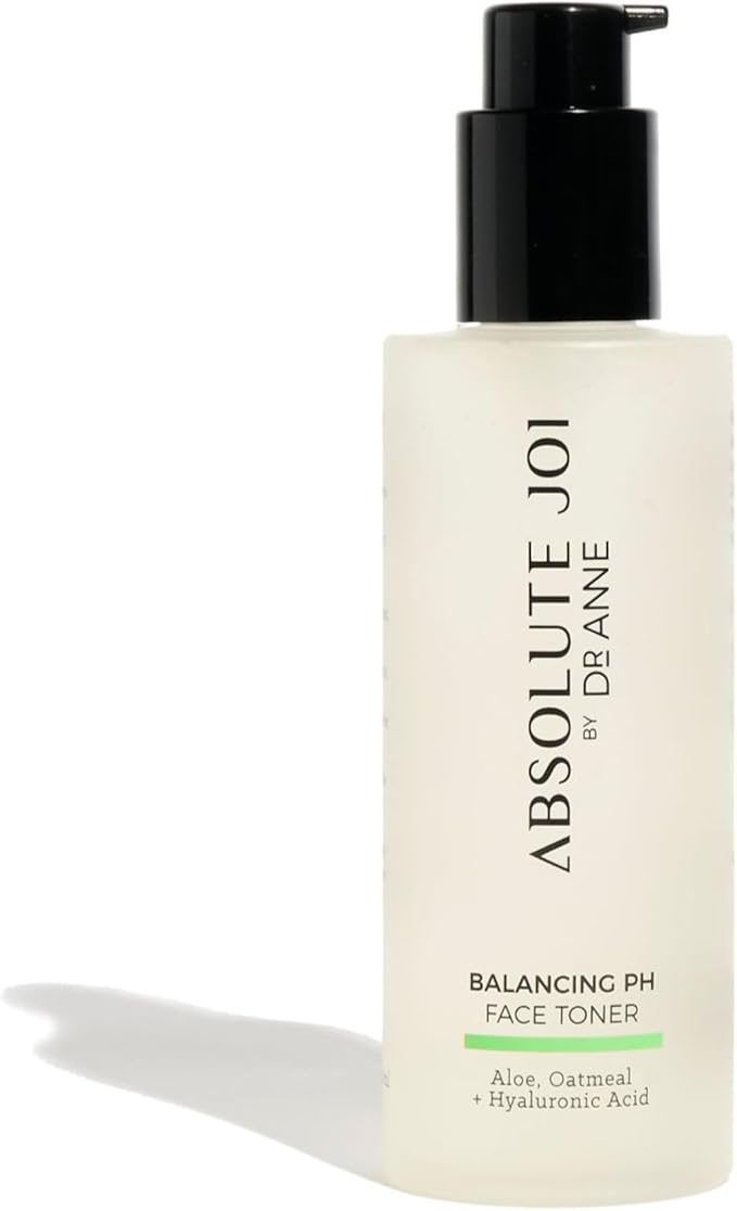AbsoluteJOI Balancing pH Face Toner, Alcohol-Free Hydrating Toner with Aloe Vera, Oat, & Hyaluronic Acid - Fragrance-Free Skincare for Sensitive Skin | 200ml Bottle