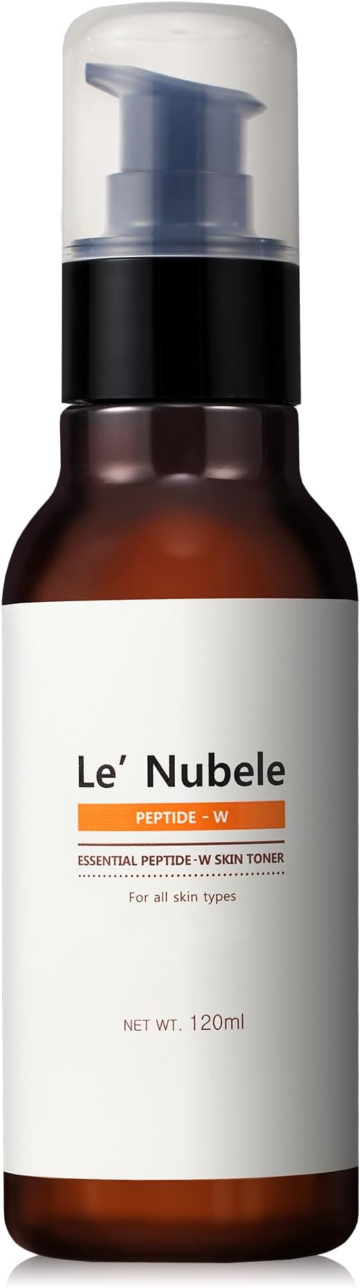 Le Nubele Essential Peptide W Skin Toner - Anti- Wrinkle & Firming Toner with Multi-Peptide Complex & EGF, Collagen Booster, Hydrating, Soothing & Barrier Care, Korean Skin Care 120ml / 4.05 fl.oz