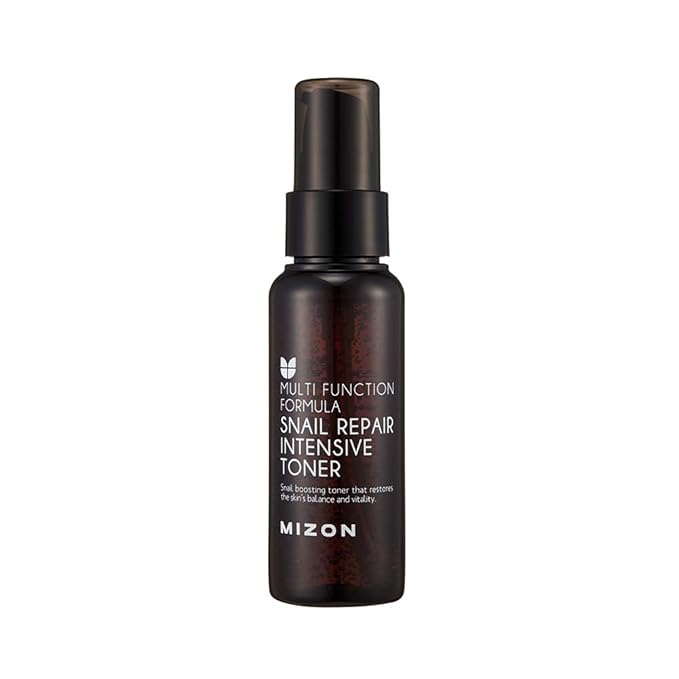 MIZON Snail Line Set, Korean Snail Skincare Essentials Set, Mini Sized Snail Foam Cleanser, Toner, Essence, and All in One Facial Cream to Improve Skin Tone, Fine Wrinkles, Smooth, Moisturize.