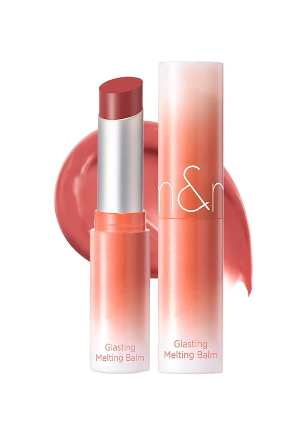 rom&nd GLASTING MELTING BALM #14 Dear Apple | Hydrating Lip Gloss Stick for Crystal Clear Shine & Natural Tint | Non-Sticky, Long-Lasting Moisture
