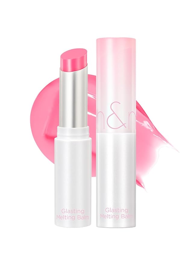 rom&nd GLASTING MELTING BALM #09 PEONIES - K-Beauty Vibrant Pink Lip Tint Balm | Crystal Water-Gloss Shine & Deep Hydration | Non-Sticky, Long-Lasting Stain for Plump, Healthy Lips