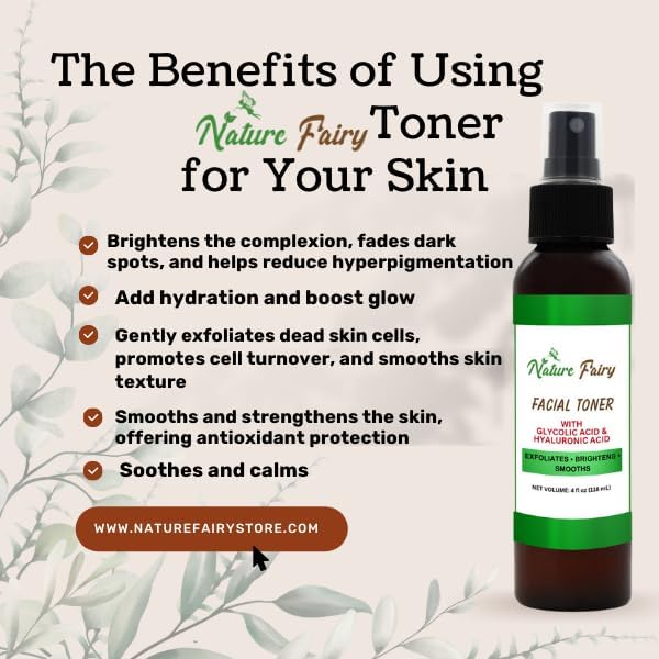 Glow Revival Toner Mist – Plant-Based Hydration & Gentle Exfoliation with Glycolic & Hyaluronic Acids