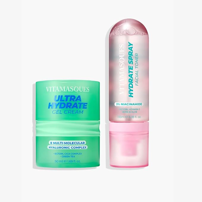 Vitamasques Moisturizer & Toner Set - Simple 2 Step Healthy Hydration