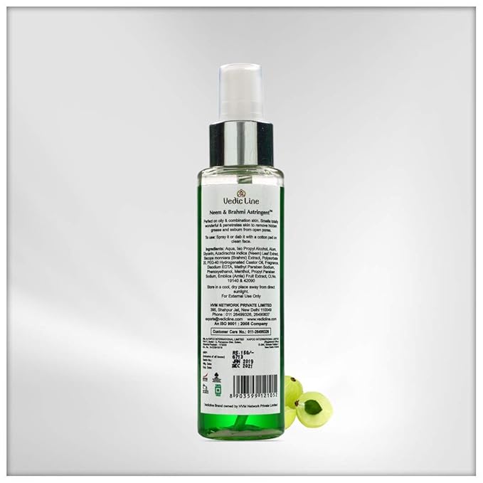 Vedic Line Astringent - Neem & Brahmi 100ml