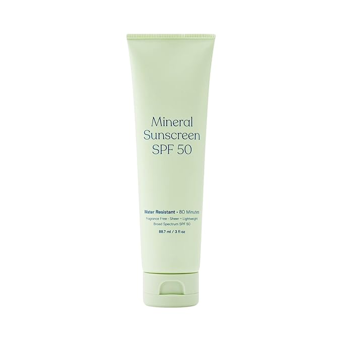 Mineral Sunscreen Lotion Broad Spectrum SPF 50 – Lightweight Sun Protection, 3 fl oz