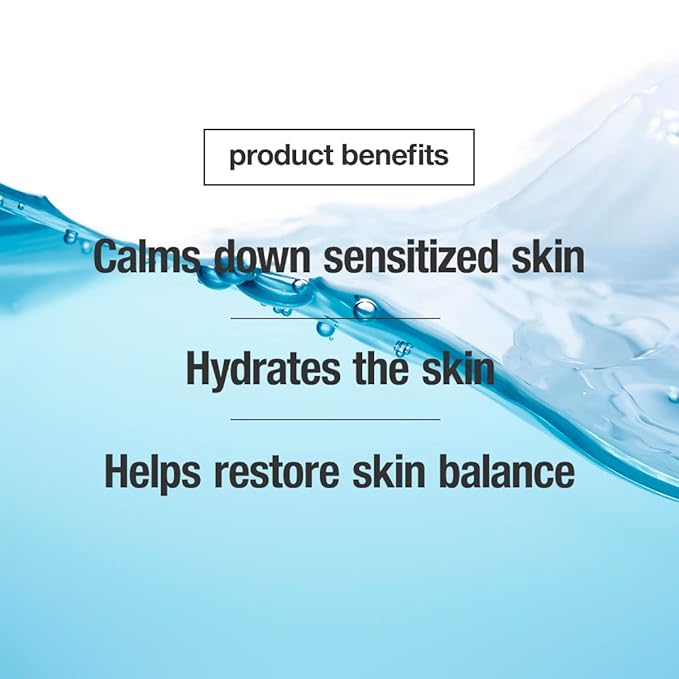 Control Corrective Sensitive Skin Cleansing Milk & Sensitive Skin Tonic with Aloe - Calms Overstimulated or Red Skin Types
