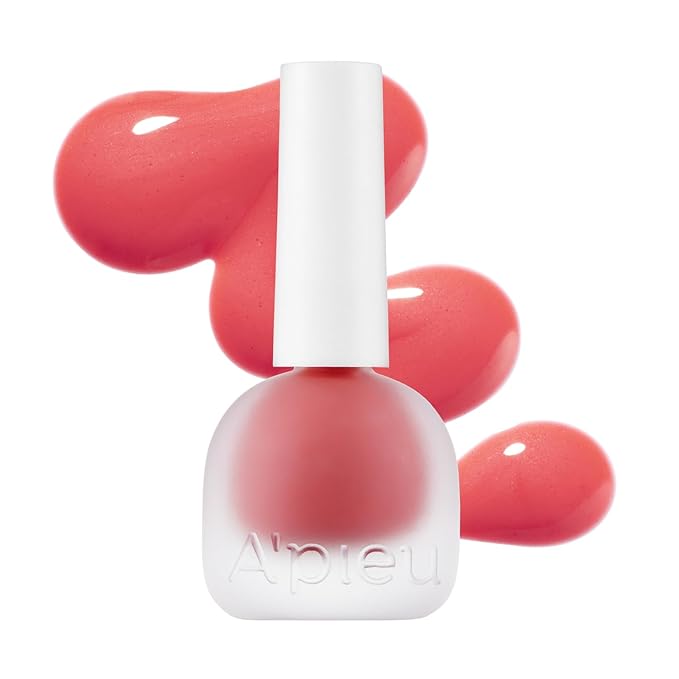 A'PIEU Juicy-Pang Water Blusher [RD01] – Fruity Liquid Blush for Cheeks, Buildable & Blendable Color, Hydrating Dewy Finish with Fruit Extract Blend & Rose Flower Water, 0.31 fl oz