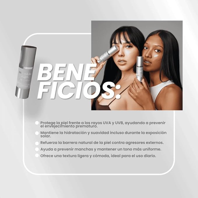 DIVASCREEN BY DIVASKIN Tinted Sunscreen SPF 50 by Aida Merlano | Broad Spectrum UVA/UVB Protection, With Vitamin E, Hydrating, Lightweight, Fast Absorbing, Multiple Shades (colorless)
