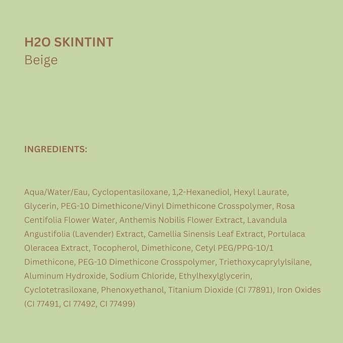Pixi H2O SkinTint | Tinted Gel Moisturizer | Lightweight, Hydrating & Water-Resistant | Evens Tone & Reduces Redness | Beige | 1.2 fl oz/35 ml