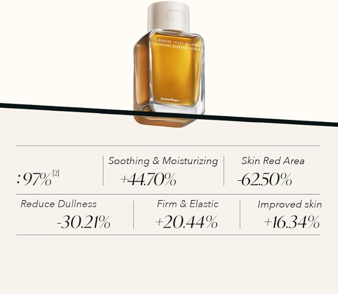 1PC AromeManpo Yeast Essence Toner, Soothing Firming Hydrating Moisturizing Skin Skin Care Toner, Improve Dull Skin (120ml)