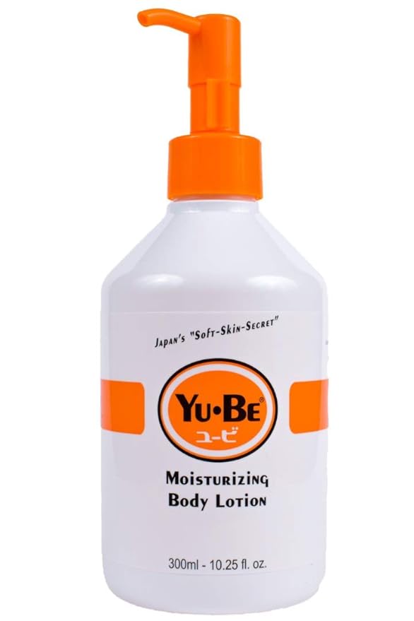 Yu-Be Body Lotion for Dry, Sensitive Skin – Non-Greasy, Fast-Absorbing Hand & Body Moisturizer Pump Bottle, 10.25 fl oz