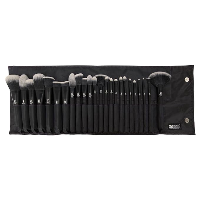 Moda Pro Full Face 25pc Makeup Brush Set with Travel Pouch