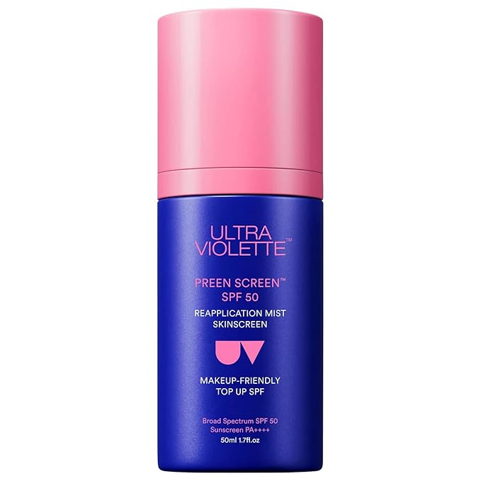 Ultra Violette Preen Screen SPF 50 Facial Sunscreen Mist with Niacinamide 50ml / 1.7 fl oz