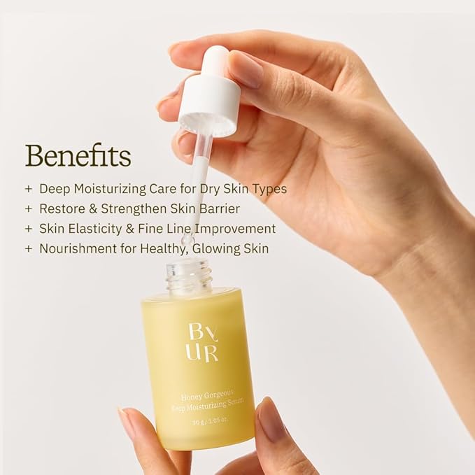 ByUR Honey Gorgeous Keep Moisturizing Toner Pads & Serum Duo - Deeply Hydrating & Nourishing, Firming & Elasticity Care for Dry Skin, Restore Skin Barrier, Honey & Ceramides, Facial Pore Care KBeauty
