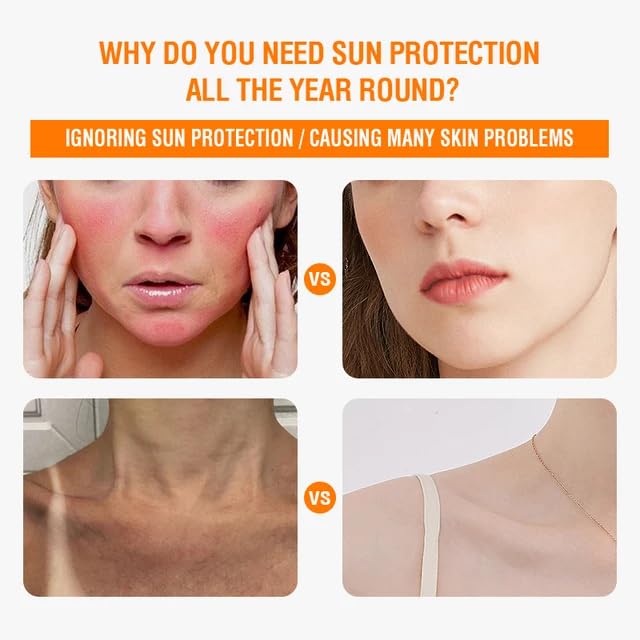 Organic Brightening Sunscreen SPF 50+ PA+++ | Mineral & Physical UV Protection with Zinc Oxide & Titanium Dioxide | Matte Finish, Non-Greasy, 50ml