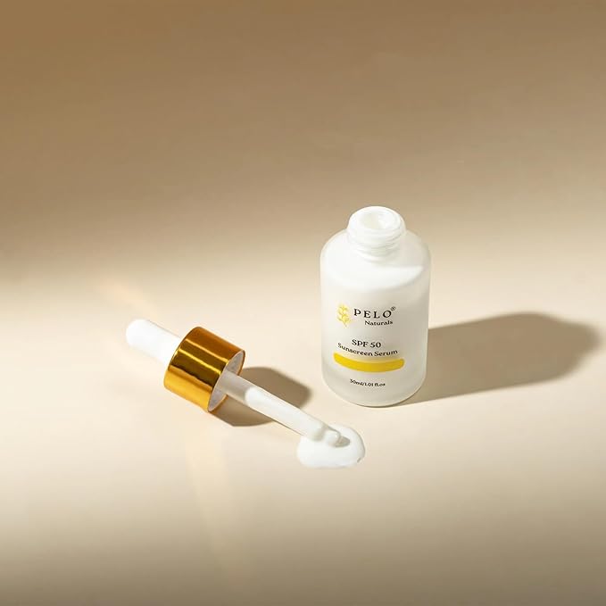 SPF 50 Serum- Lightweight Mineral Facial Sunscreen for All Skin Types- Dewy Glow, No White Cast- Sunscreen for Face with Zinc Oxide, Titanium Dioxide 1oz