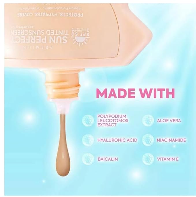 Hikari Skin Premium Sun Perfect Tinted Sunscreen SPF 50-50ml