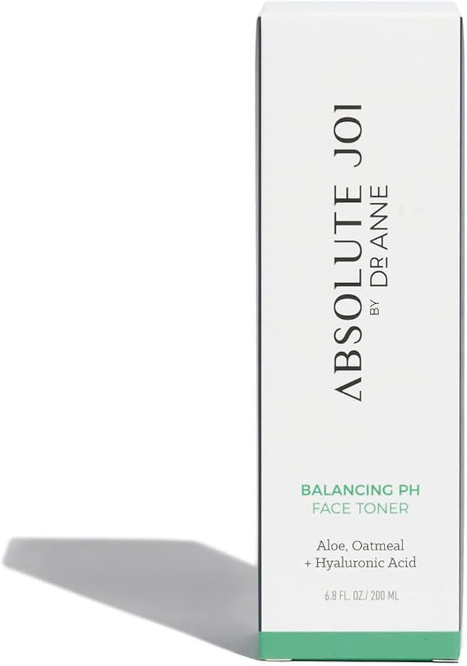 AbsoluteJOI Balancing pH Face Toner, Alcohol-Free Hydrating Toner with Aloe Vera, Oat, & Hyaluronic Acid - Fragrance-Free Skincare for Sensitive Skin | 200ml Bottle