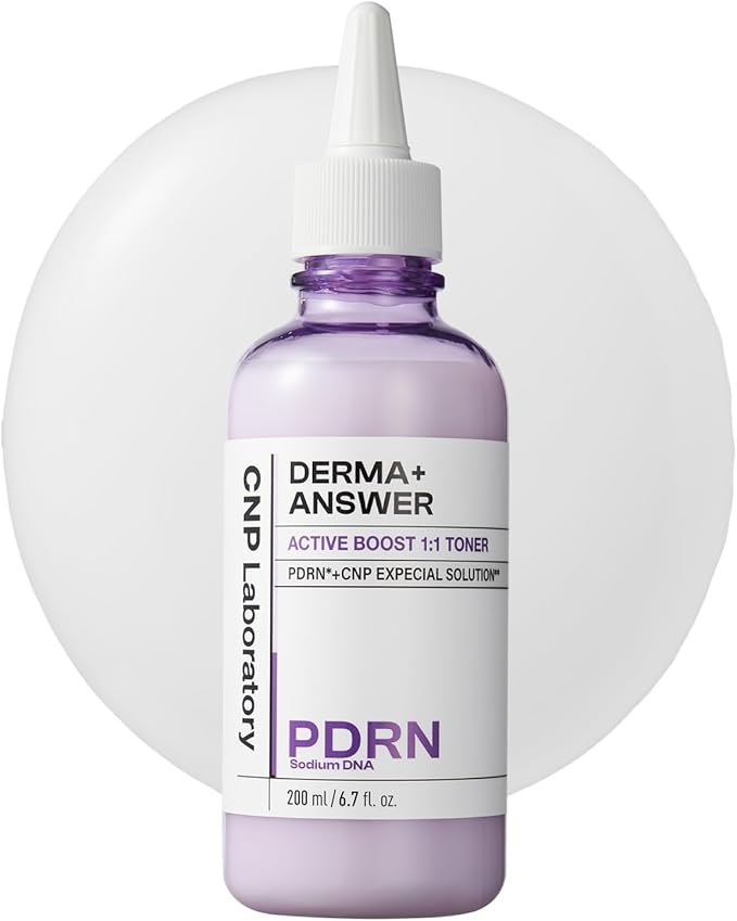 CNP PDRN + Niacinamide Milky Toner, Active Booster Toner for Face, Rice Water, Korean Skin Care, 6.7 fl. oz.