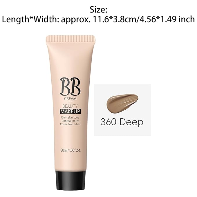 iiniim Natural Finish BB Cream For Women Oil Free Lightweight Daily Tinted Moisturizer With Hydrating Properties Suitable For All Skin Types Brown One Size