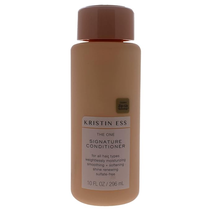 Kristin Ess Hair One Signature Conditioner for Dry Damaged Hair - Moisturizes, Smooths + Softens Hair, Sulfate Free, Color Safe + Keratin Safe, 10 fl oz (Pack of 2)