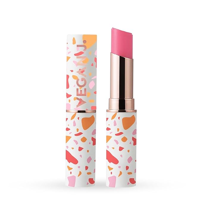Lip Balm – Long-Lasting Hydration with Natural Color – Korean Beauty, Oasis Plant Complex, Silicone-Free, Vegan & Cruelty-Free Lip Care (002 Blush Pink)