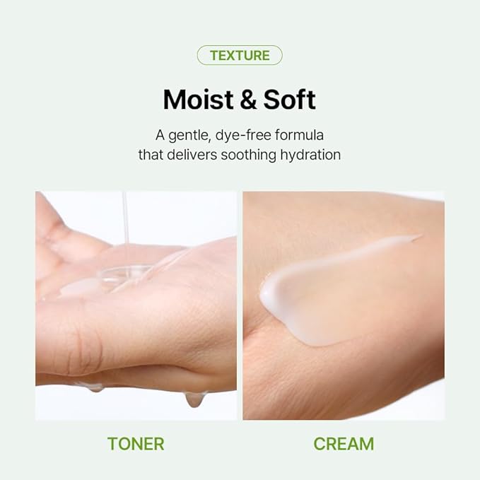 NUARIN Ganghwa Mugwort Calming Skincare | Soothing Toner & Cream Set