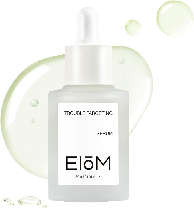 Trouble Serum | Tea Tree & Salicylic Acid Serum – Gentle Acne Treatment for Face, Calming Care for Acne-Prone & Oily Skin, Redness Relief & Barrier Support, Korean Skincare (1.01 fl.oz.)