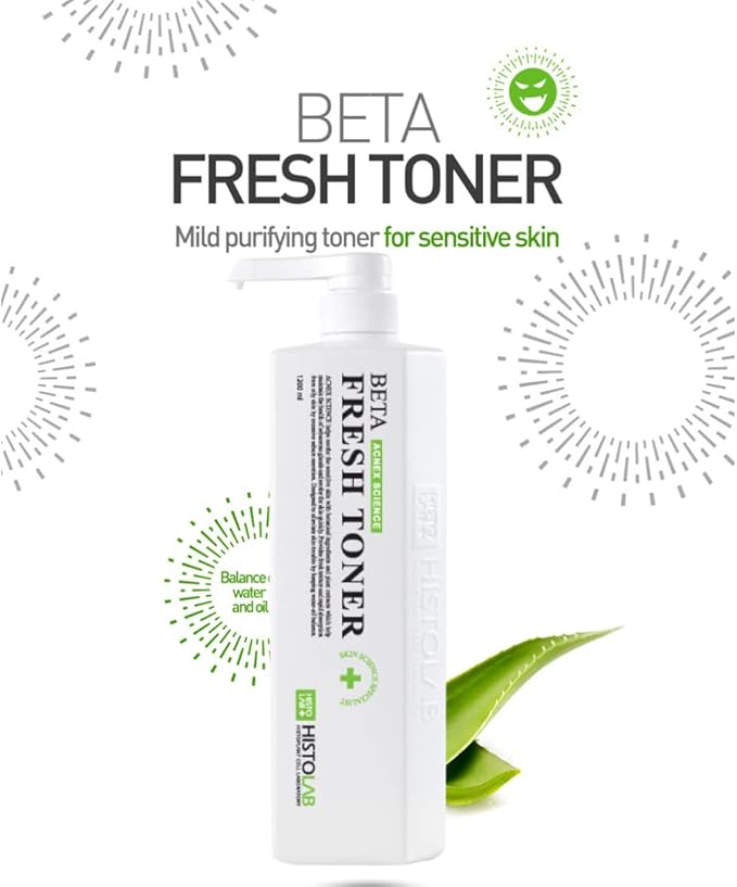 HISTOLAB Beta Fresh Toner (1200ml/40.6fl.oz) | for Oily & Acne-Prone Skin | Sensitive Skin
