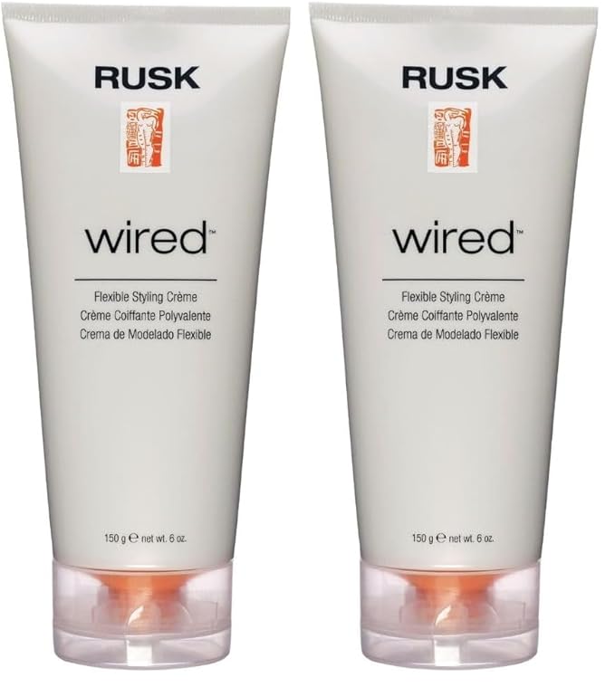 RUSK Wired Flexible Styling Creme 10 Ounce,(Pack of 2)