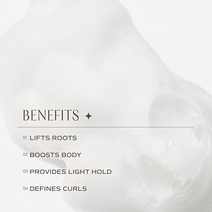 INNERSENSE Organic Beauty - Natural I Create Lift Volumizing Foam | Non-Toxic, Cruelty-Free, Clean Haircare (2.37 fl oz | 70 ml)