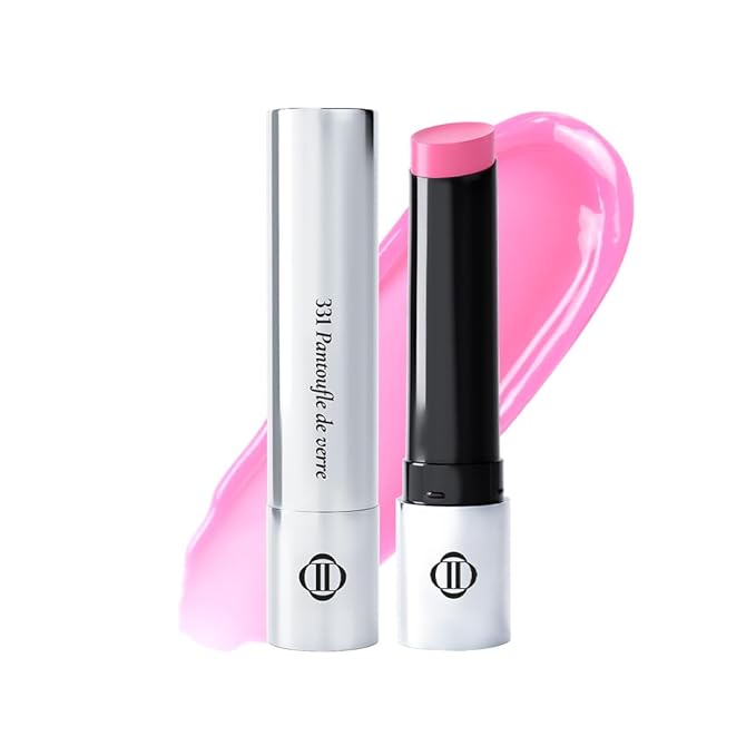DINTO Official Overlord Lip Glaze 331 Lip Gloss | Korean Cosmetics | Vegan | Moisturizing Gloss | Glass Lip | Long Lasting Color | High Density (331 Pantoufle de verre)