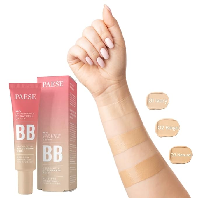 BB Cream with Hyaluronic Acid (Beige - 02N - Neutral)