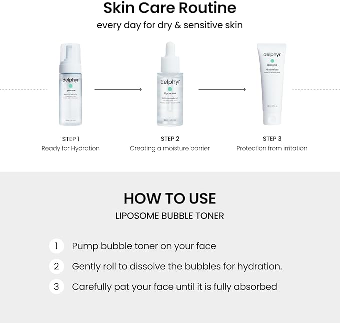 Liposome Waterful Bubble Serum, Hydrating Foaming Toner for Sensitive Skin with Centella Asiatica TECA, Korean Skincare for Trouble Care (5.07 fl. oz, 150ml)