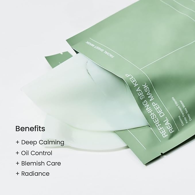 BIODANCE Sea Kelp Day & Night Gel Duo: Sea Kelp Mask & Toner Pads Set, Calming, Soothing, Oil Sebum Control for Sensitive Oily Skin, Korean Skin Care, Skin Care Set