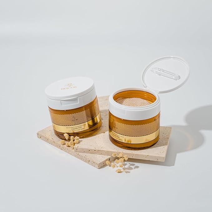 BEICOS Peptide Honey Gold Ampoule Pad – Skin Toner Serum Face Mask Pad 70 Sheets