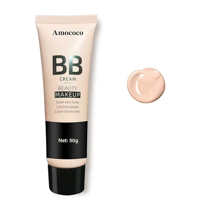 BB Cream, Long-Lasting Natural Beauty Makeup, 50g, 18-Hour Wear, Even Skin Tone & Pore Concealing (Ivory)