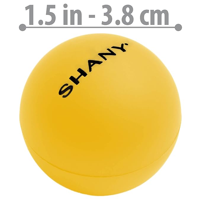 SHANY Lip Balm Sphere - Nourishing Hydrating Lip Balm Lip Care Infused with Shea Butter and Moisturizing Oils to Soothe and Repair Dry and Cracked Lips - Yellow