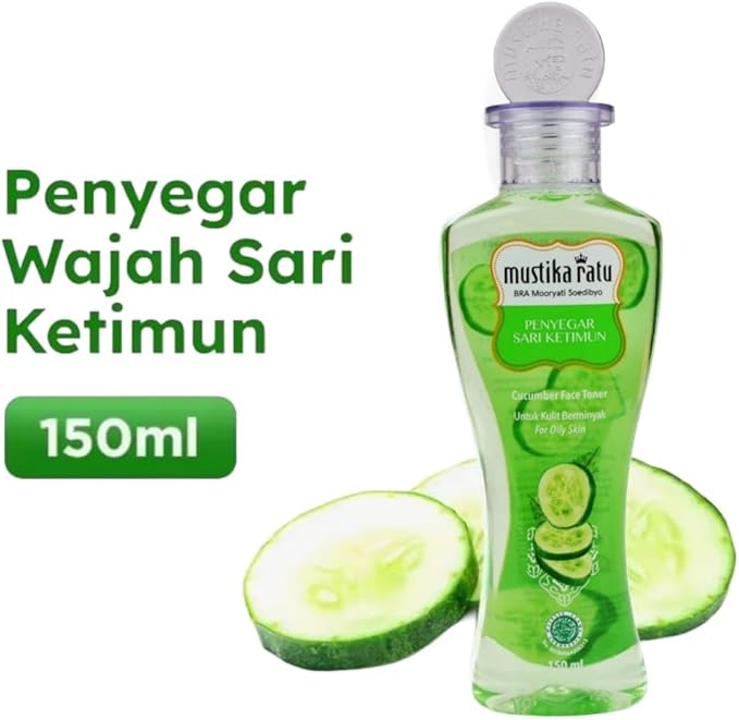 Mustika Ratu, Face Toner, 150ml, Cucumber (Pack of 1)