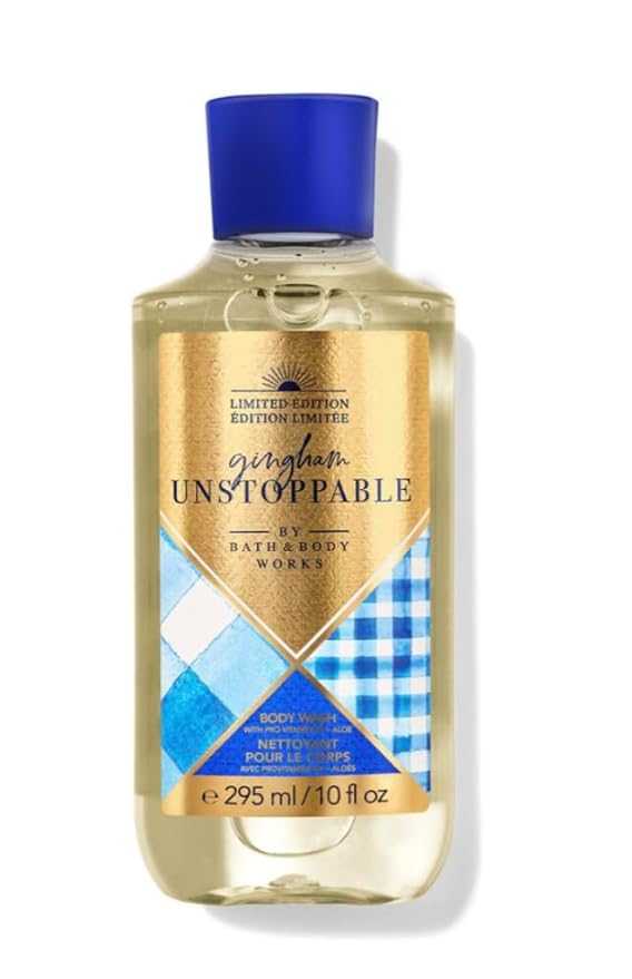 Bath & Body Works gingham unstoppable shower gel with 8 Fl Oz – pack of 1