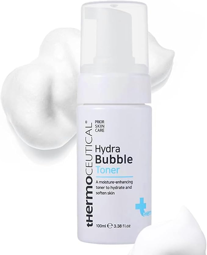 tHermoCEUTICAL Hydra Bubble Toner - Deep Hydrating for Face, Vitamin B5 + Hyaluronic Acid Toner, Replenishing Moisture, Skin Elasticity, 3.38 fl.oz