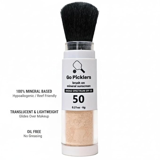 The Premium Over Makeup Brush On Sunscreen SPF 50 In The Ultimate Gift Set | Perfect for Women & Girls Who Love the Glow