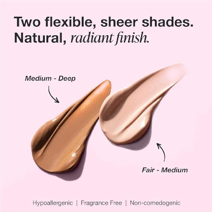 iNNBEAUTY PROJECT Mineral Sun Glow Broad Spectrum SPF 43 PA +++ with and Vitamin C 1.7 oz / 50 ml (Medium-Deep) + Bonus Acne Patch (36 Pieces)