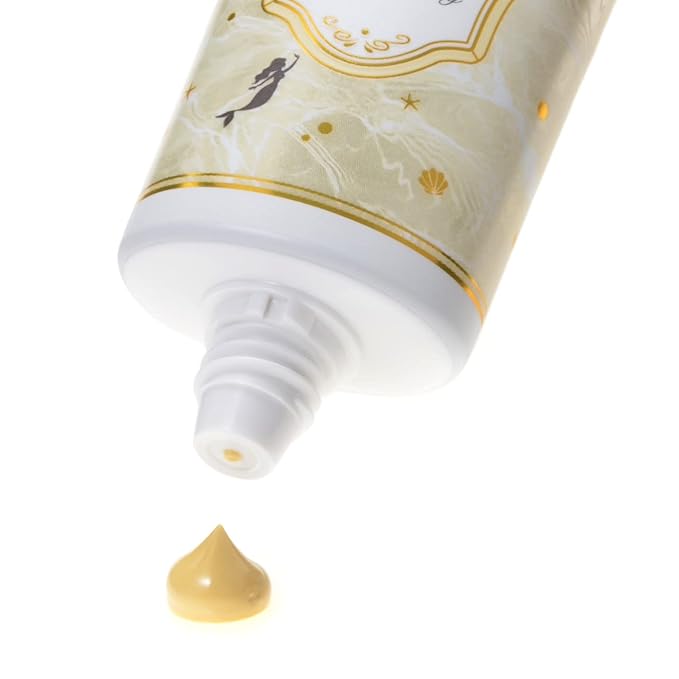 Canmake Mermaid Skin Gel 1.4 oz (40g) Sunscreen, Off with Face Wash (C02 Sunny Yellow (Vitamin C Derivative))