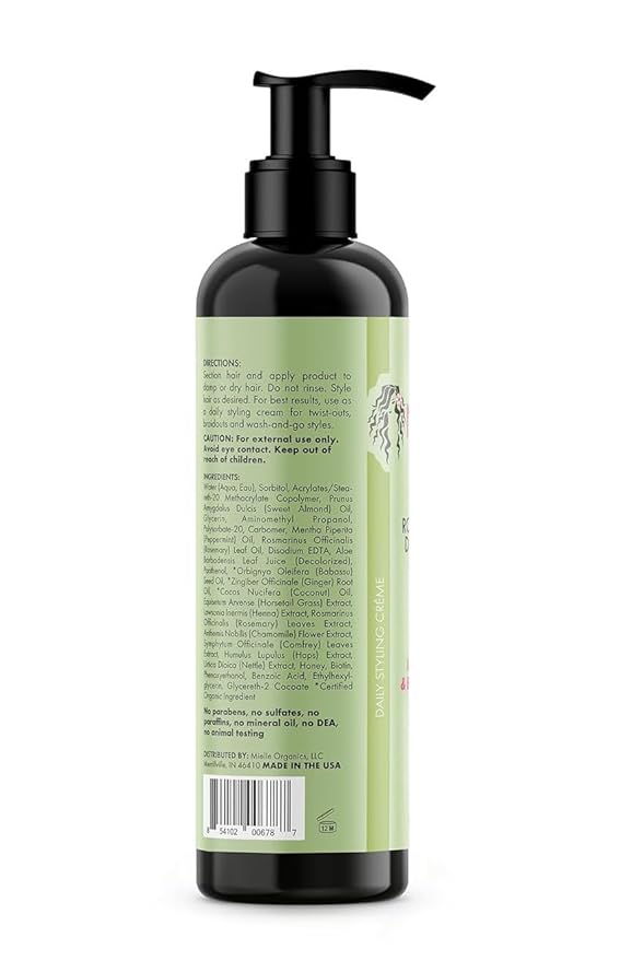 Mielle Organics Rosemary Mint Styling Cream (8oz)