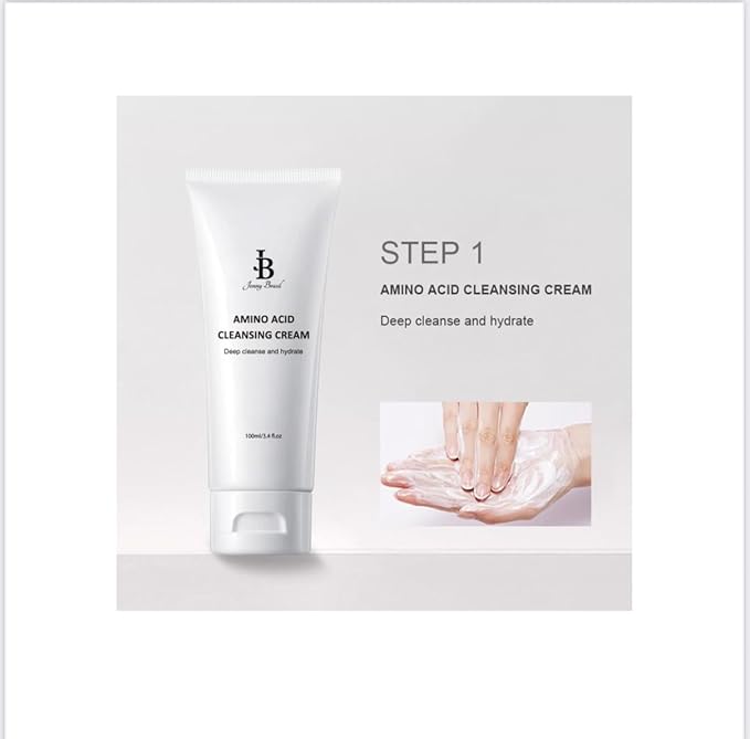Jenny Brasil Niacinamide Skincare Routine Set, 4-Piece – Cleansing Cream, Hydrating Toner, Moisturizer & Brightening Essence